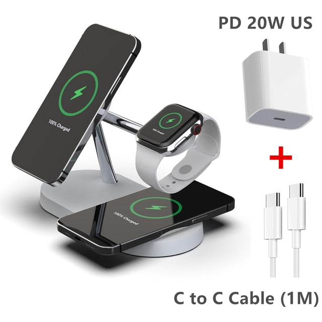 3-in-1 Wireless Magsafe Charger Stand - ringfitboutique.myshopify.com