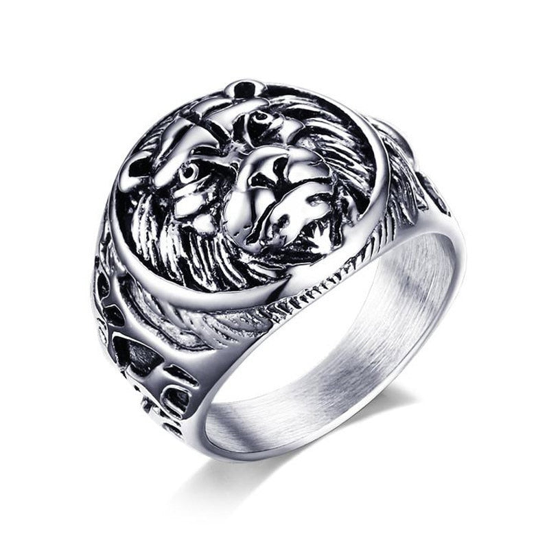 Lion Head Rings - ringfitboutique.myshopify.com