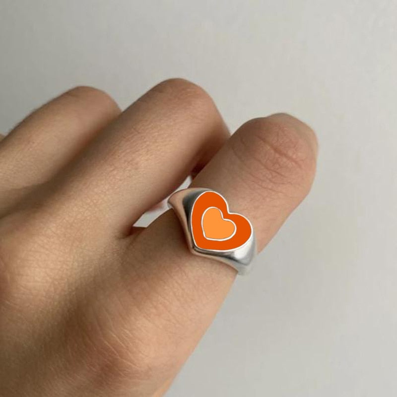 Creative Love Heart Ring - ringfitboutique.myshopify.com