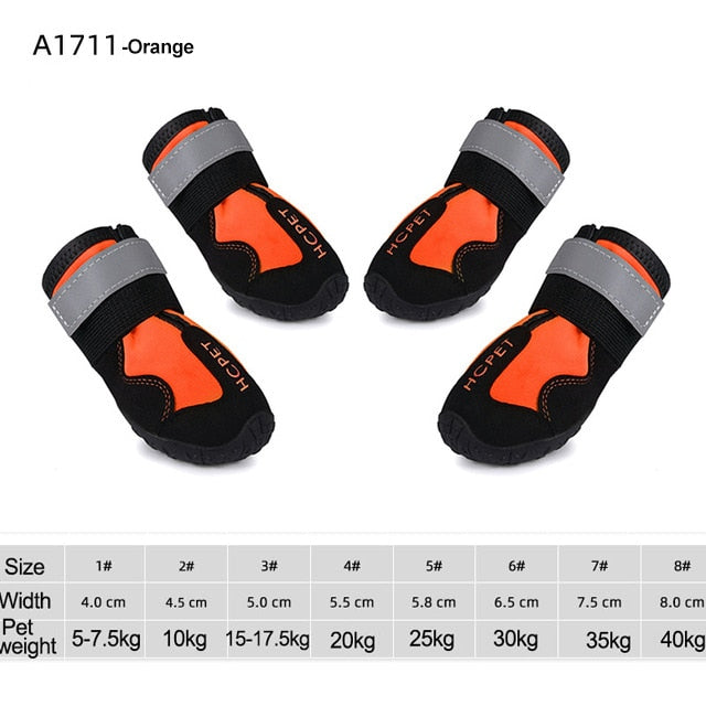 Waterproof Reflective Dog Boots - ringfitboutique.myshopify.com