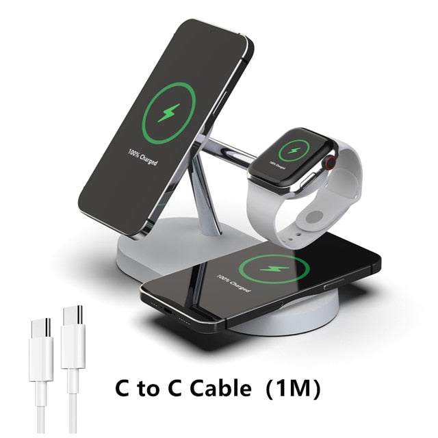 3-in-1 Wireless Magsafe Charger Stand - ringfitboutique.myshopify.com