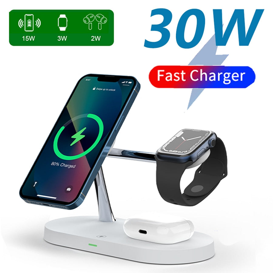 3-in-1 Wireless Magsafe Charger Stand - ringfitboutique.myshopify.com