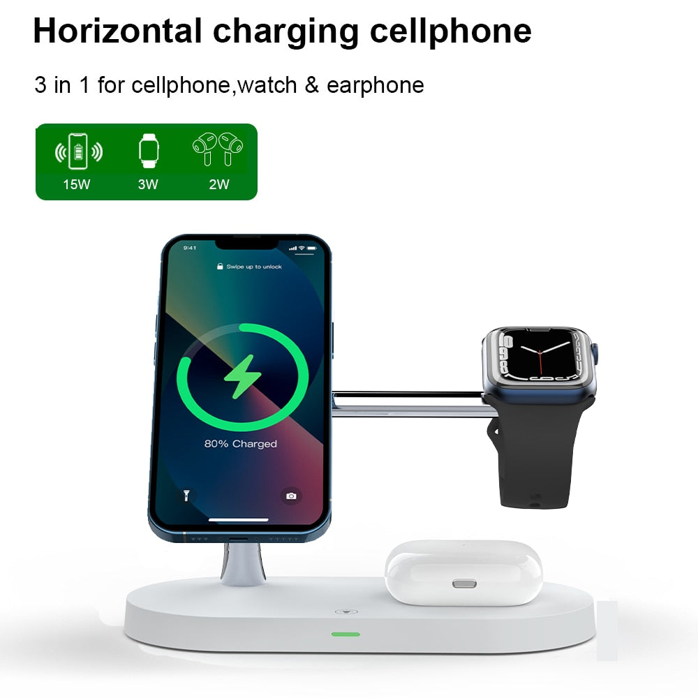 3-in-1 Wireless Magsafe Charger Stand - ringfitboutique.myshopify.com