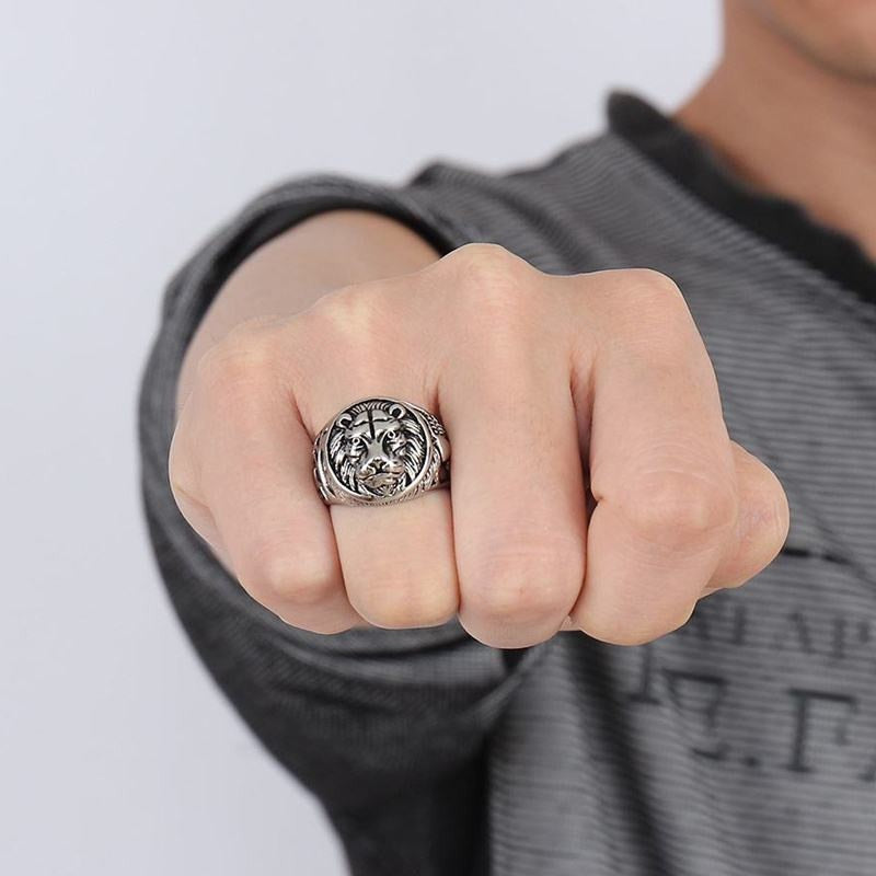 Lion Head Rings - ringfitboutique.myshopify.com