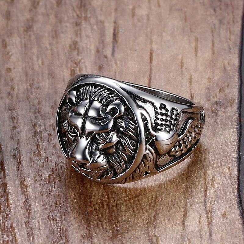 Lion Head Rings - ringfitboutique.myshopify.com